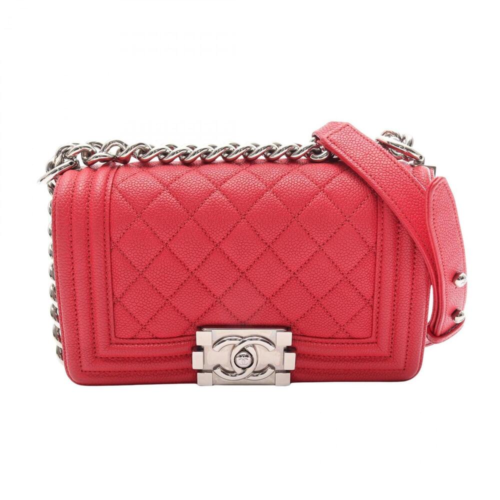 Chanel Boy Small Shoulder Bag/Handbag, Caviar Leather (Grained Calfskin), Wom...
